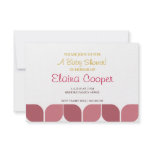 Baby Shower Invite | petals |pi invitations