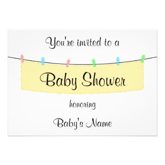 Baby Shower Invite Template