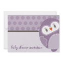 BABY SHOWER INVITES :: dancing owl 1L invitations by simplysweetart BABY SHOWER INVITES :: dancing owl 1L invitations