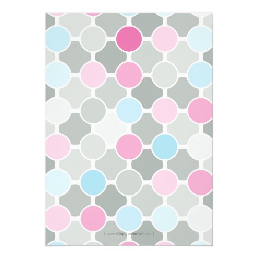 BABY SHOWER INVITES :: fizzy spots 2P
