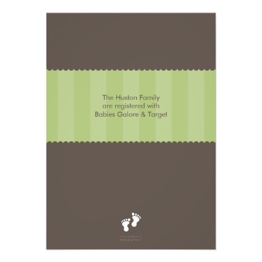 BABY SHOWER INVITES :: happy feet 13P