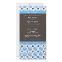 BABY SHOWER INVITES :: hello baby 6 photo cards
