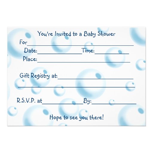 Baby Shower Invites w/Envelopes