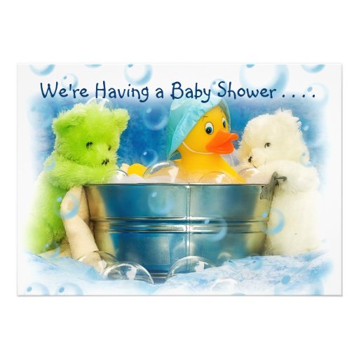Baby Shower Invites w/Envelopes (front side)