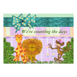 Baby Shower Jungle Animals Invitation