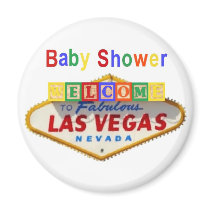 Baby Shower Magnet by vegasdusoleil Baby Shower Magnet