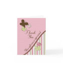 Baby Shower Matching Thank You Card by mybabybundles Baby Shower Matching Thank You Card