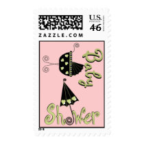 Baby Shower Mint Postage