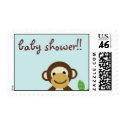 Baby Shower Monkey stamp