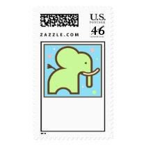 Baby Shower or Birth Announcement Stamp by aenglehart Baby Shower or Birth Announcement Stamp
