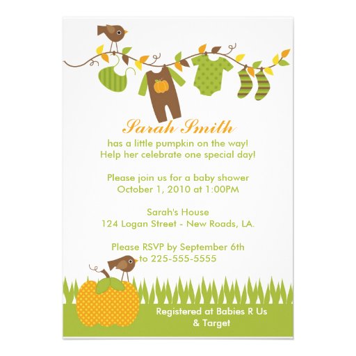 Baby Shower Personalized Invitation