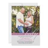 Baby Shower Photo Invitation invitation