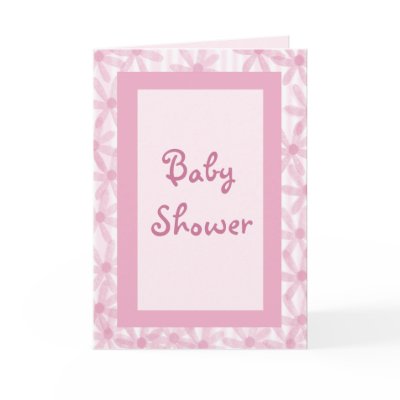baby shower pink n purple - Customized Card by cute4kids