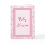 baby shower pink n purple - Customized cards