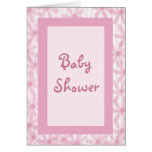 baby shower pink n purple - Customized cards