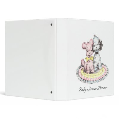 Baby Shower Planner 3 Ring Binder by Suzettas