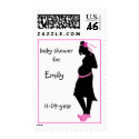 baby shower postage stamp