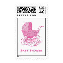 Baby Shower Postage Postage Stamps