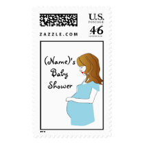 Baby Shower Postage Stamp