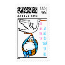 Baby Shower postage stamp