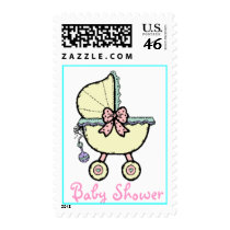 Baby Shower postage stamp