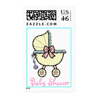 Baby Shower postage stamp stamp