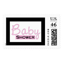 Baby Shower Postage Stamp by dndartstudio Baby Shower Postage Stamp
