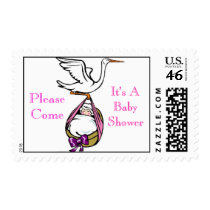 Baby Shower Postage Stamp