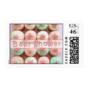 Baby Shower Postage Stamp stamp
