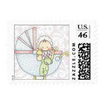 Baby Shower Postage Stamp -sm