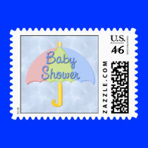 Baby Shower postage stamps