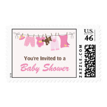 Baby Shower Postage Stamps