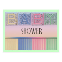 Baby Shower Postcard