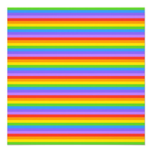 Baby Shower, Rainbow Stripes Pattern. Invites