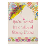Baby Shower Raining Babies Invitation