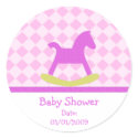 Baby Shower Rocking Horse Stickers by SayItNow Baby Shower Rocking Horse Stickers