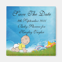 Baby Shower Save the Date Magnet