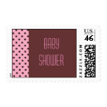Baby Shower Stamp ~ Pink & Brown