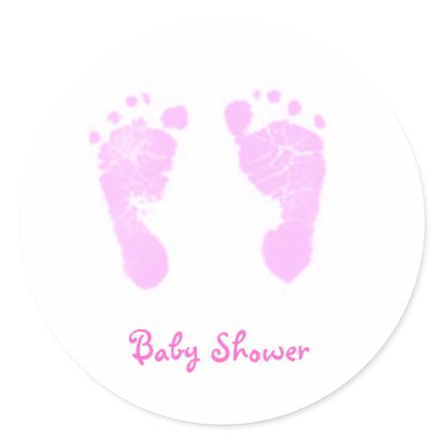 Baby Shower sticker Zazzle_sticker Baby Shower sticker Zazzle_sticker