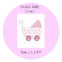 Baby shower stickers