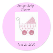 Baby shower stickers by Cinfan Baby shower stickers