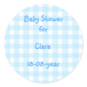 Baby Shower sticker checks sticker