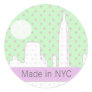 Baby Shower stickers - NYC theme