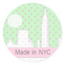 Baby Shower stickers - NYC theme