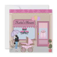 Baby Shower Store Invitation for Girls zazzle_invitation
