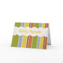 Baby Shower - Stripes cards by bubblegumdesigns Baby Shower - Stripes cards