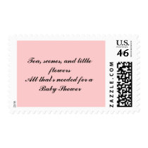 Baby Shower Tea Party postage by tinamaria Baby Shower Tea Party postage