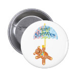 Baby Shower Teddy Bear Buttons