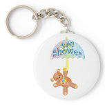 Baby Shower Teddy Bear Keychain