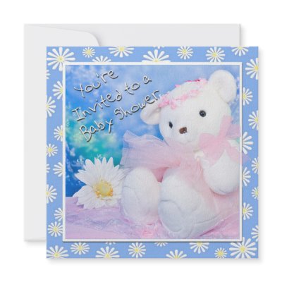 Baby Shower Teddy Invitation by TrudyWilkerson